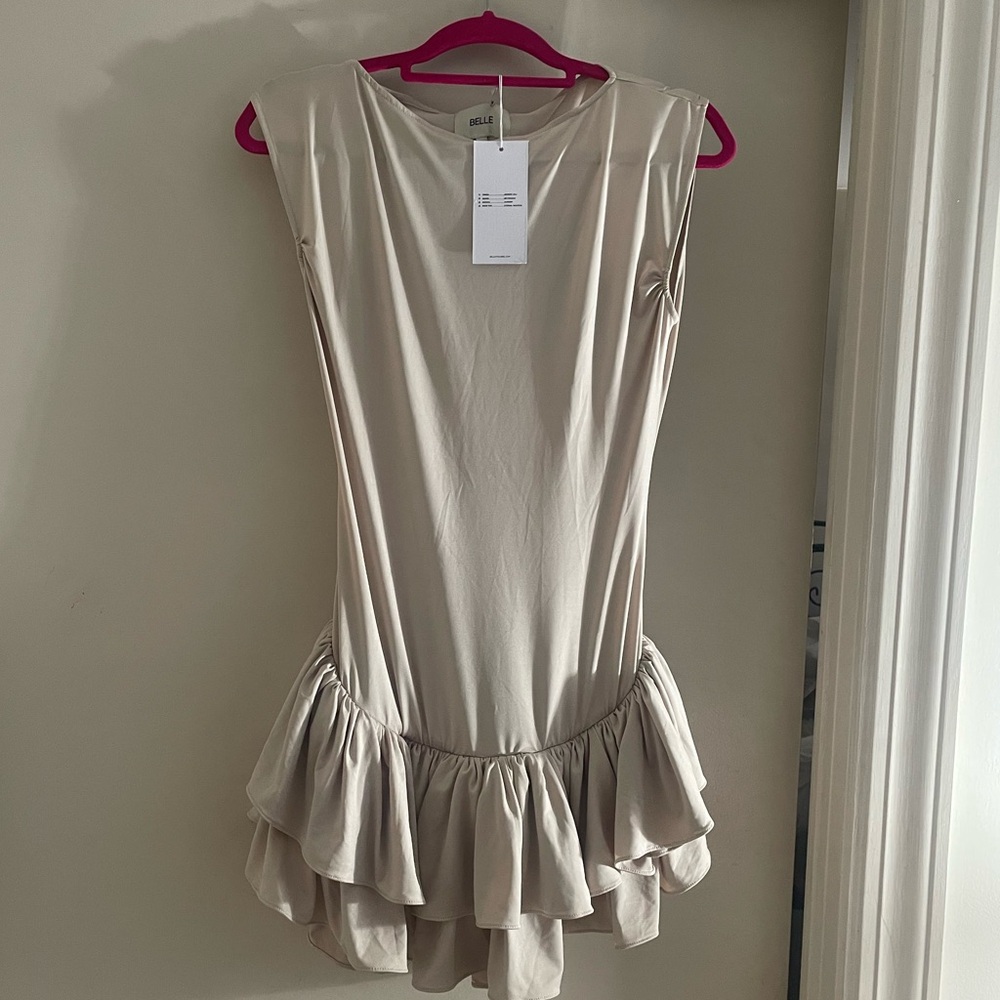 NWT BELLE THE LABEL CREAM BALLERINA DRESS (Sold Out)